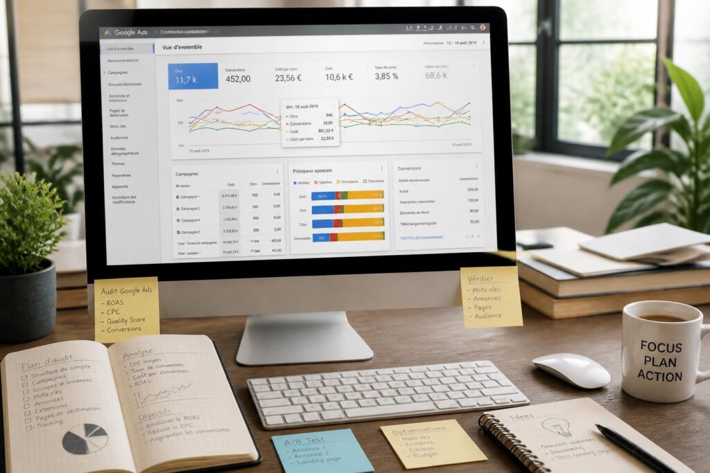 Faire auditer son compte Google Ads : ce qu’on y trouve